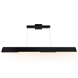 CWI Lighting Bellagio Metal LED Integrated Chandelier in Black