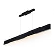 CWI Lighting Bellagio Metal LED Integrated Chandelier in Black