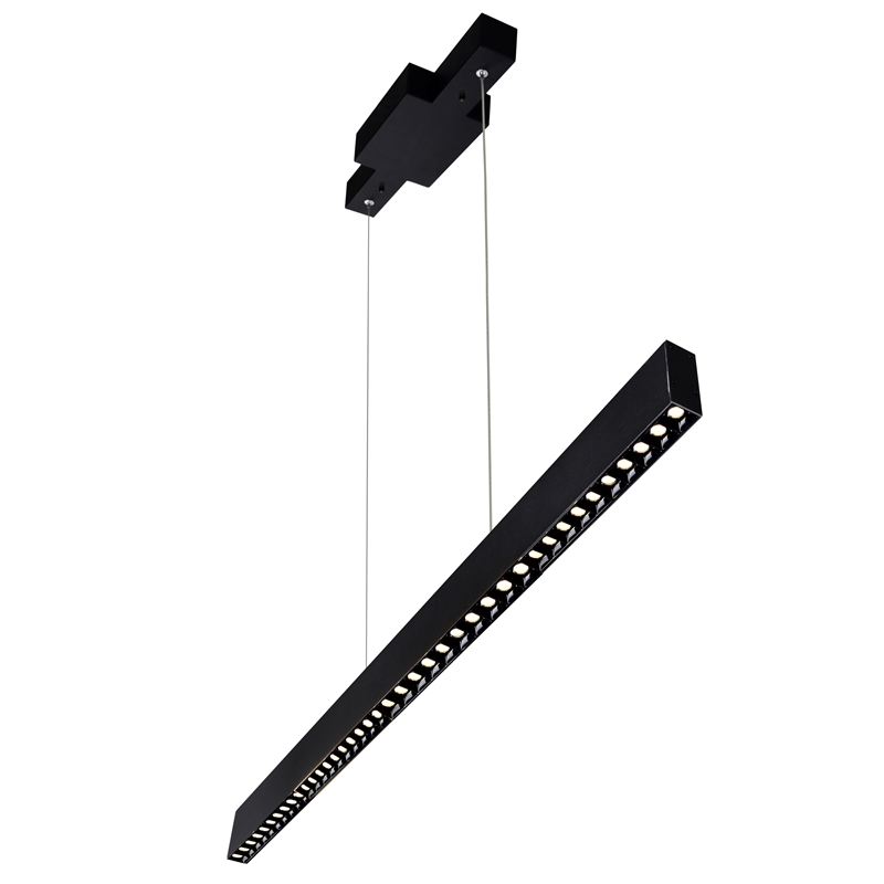 CWI Lighting Pienza LED Integrated Metal Chandelier in Black