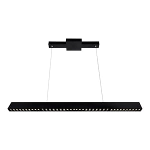 CWI Lighting Pienza LED Integrated Metal Chandelier in Black