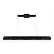 CWI Lighting Pienza LED Integrated Metal Chandelier in Black