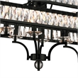 CWI Lighting Shalia 20 Light Metal Indoor Island Chandelier in Black