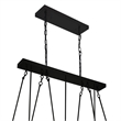 CWI Lighting Shalia 20 Light Metal Indoor Island Chandelier in Black