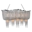CWI Lighting Secca 13 Light Down Traditional Metal Chandelier in Chrome