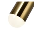 CWI Lighting Chime 3 LED Lights Metal Island Chandelier in Brass