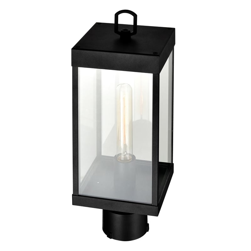 CWI Lighting Windsor 1 Light Black Metal Outdoor Lantern Head