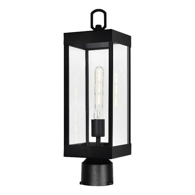 CWI Lighting Windsor 1 Light Black Metal Outdoor Lantern Head