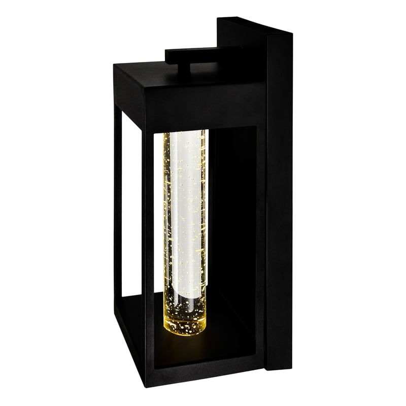 CWI Lighting Rochester LED Integrated Black Metal Outdoor Wall Light