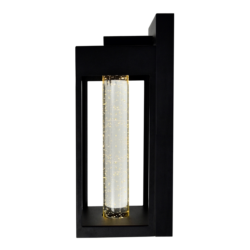 CWI Lighting Rochester LED Integrated Black Metal Outdoor Wall Light