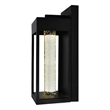 CWI Lighting Rochester LED Integrated Black Metal Outdoor Wall Light
