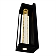 CWI Lighting Rochester LED Integrated Black Metal Outdoor Wall Light