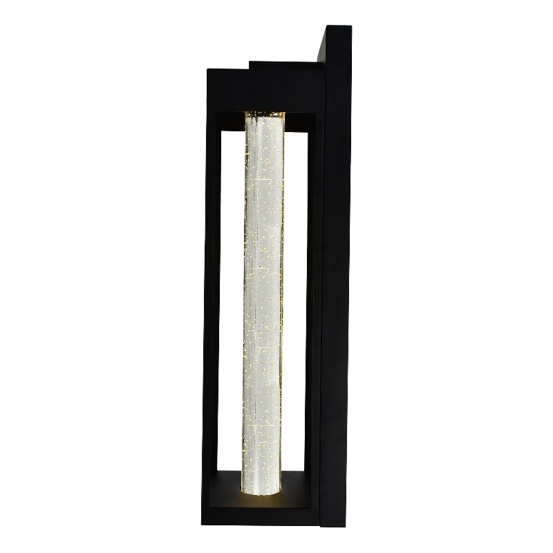 CWI Lighting Rochester LED Integrated Black Metal Outdoor Wall Light