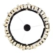 CWI Lighting Aya LED Integrated Pearl Black Metal Chandelier