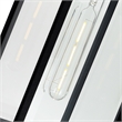CWI Lighting Windsor 1 Light Modern Black Metal Outdoor Wall Light