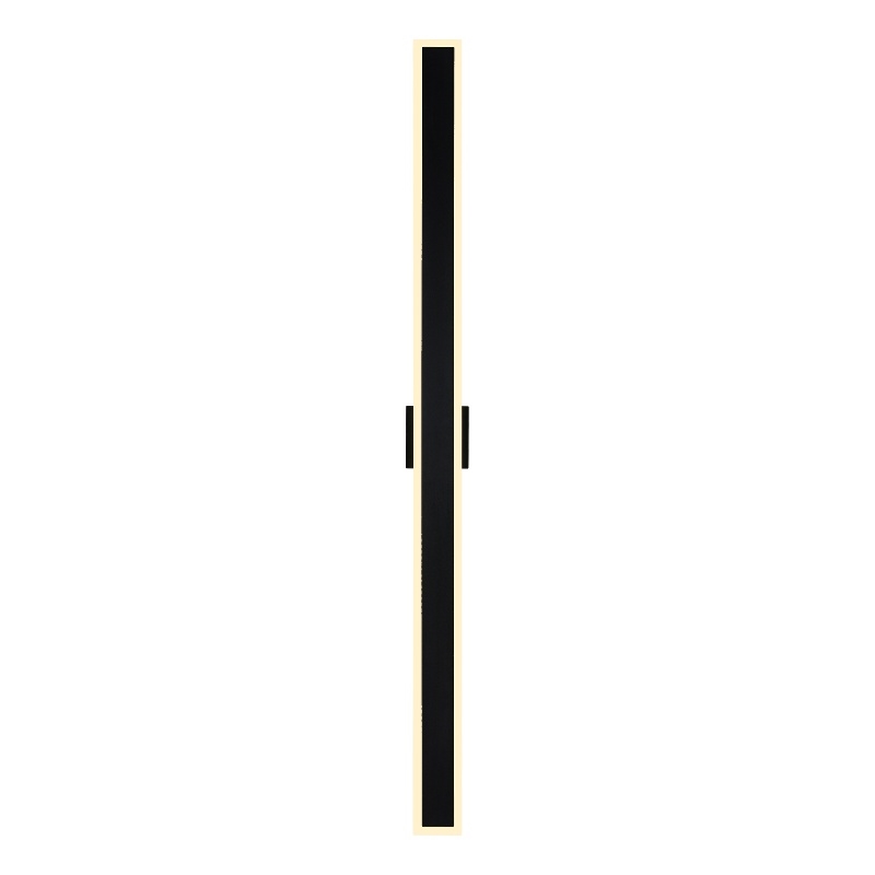CWI Lighting Malibu LED Integrated Black Metal Outdoor Wall Light
