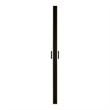 CWI Lighting Malibu LED Integrated Black Metal Outdoor Wall Light