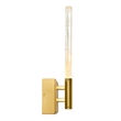 CWI Lighting Greta Integrated LED Brass Wall Light
