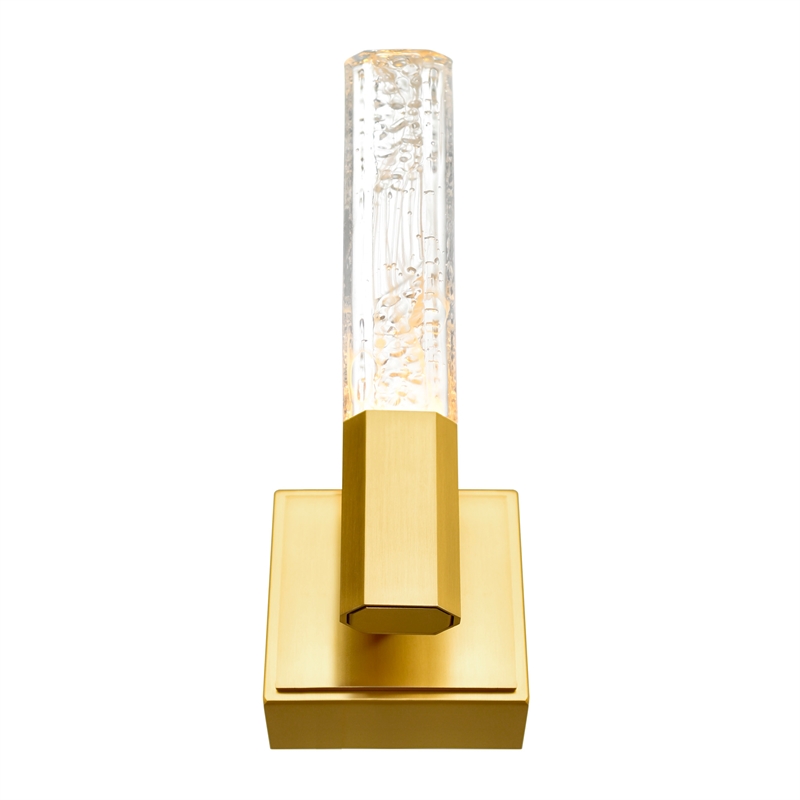 CWI Lighting Greta Integrated LED Brass Wall Light
