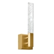 CWI Lighting Greta Integrated LED Brass Wall Light