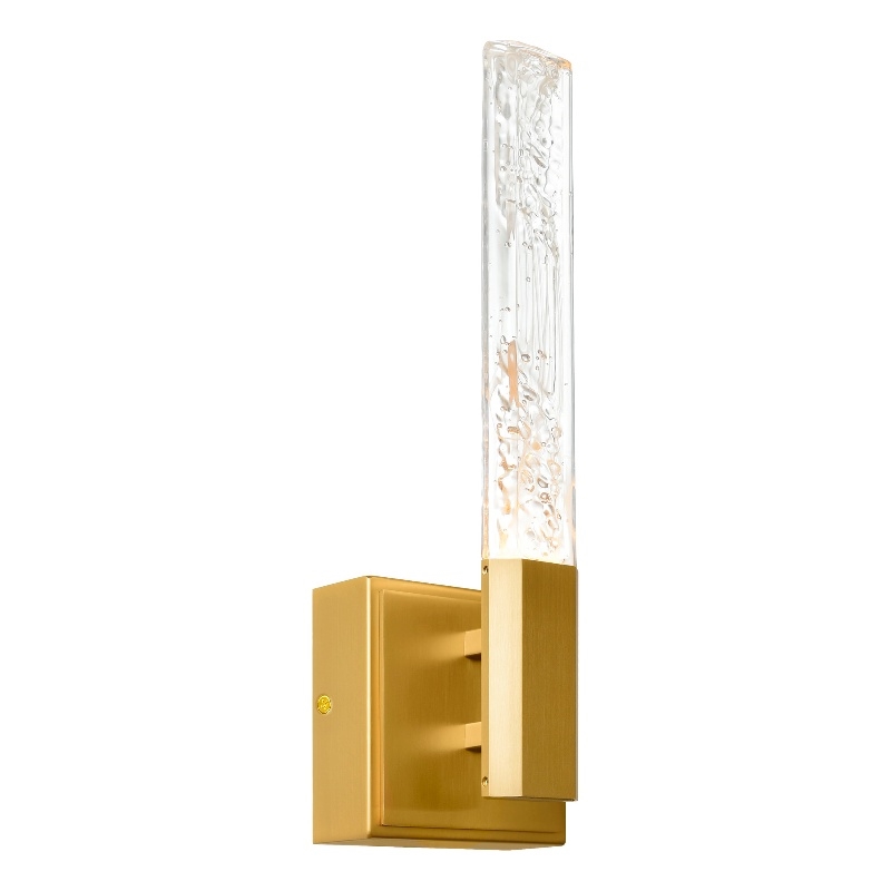 CWI Lighting Greta Integrated LED Brass Wall Light