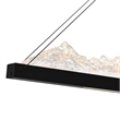 CWI Lighting Himalayas Integrated LED Black Chandelier