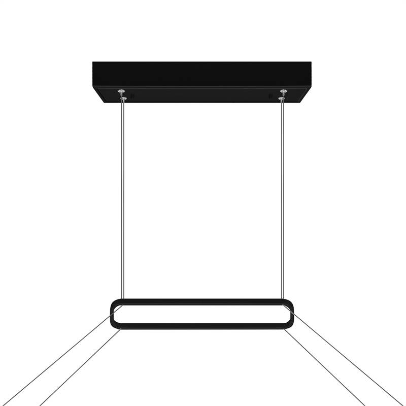 CWI Lighting Himalayas Integrated LED Black Chandelier