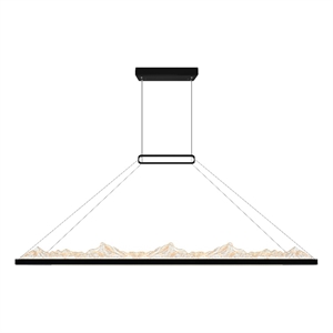 CWI Lighting Himalayas Integrated LED Black Chandelier
