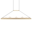 CWI Lighting Himalayas Integrated LED Brass Chandelier