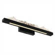 CWI Lighting Himalayas Integrated LED Black Vanity Light