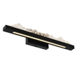CWI Lighting Himalayas Integrated LED Black Vanity Light
