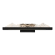 CWI Lighting Himalayas Integrated LED Black Vanity Light