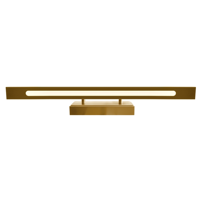 CWI Lighting Himalayas Integrated LED Brass Vanity Light