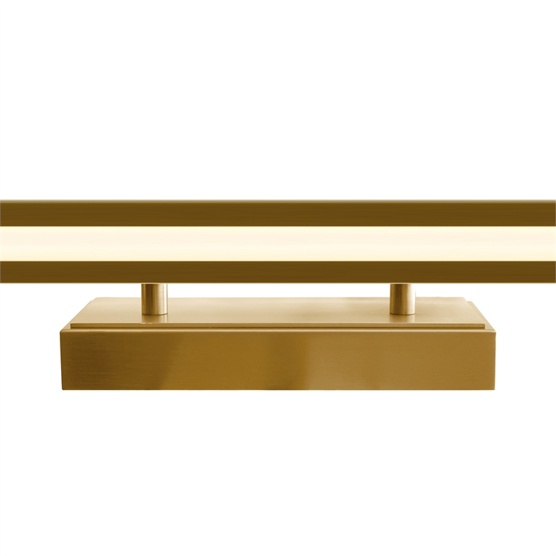 CWI Lighting Himalayas Integrated LED Brass Vanity Light