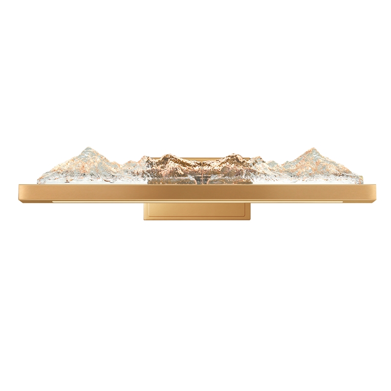 CWI Lighting Himalayas Integrated LED Brass Vanity Light