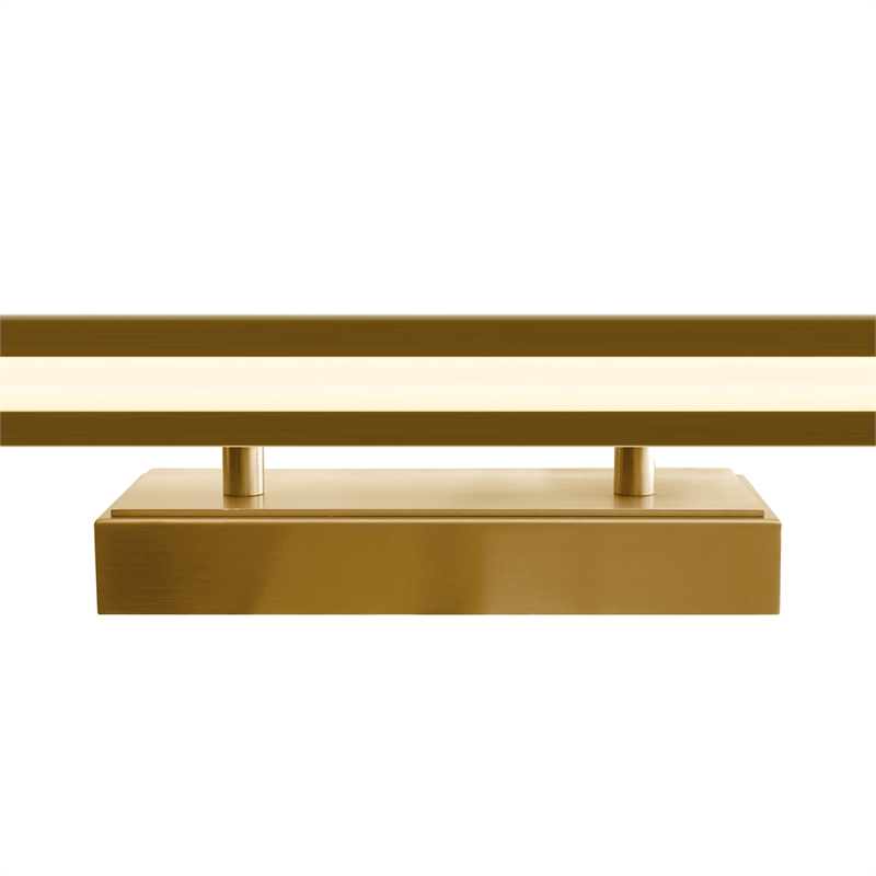 CWI Lighting Himalayas Integrated LED Brass Vanity Light