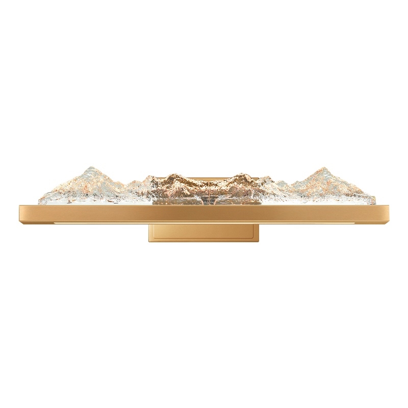CWI Lighting Himalayas Integrated LED Brass Vanity Light