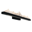 CWI Lighting Himalayas Integrated LED Black Vanity Light