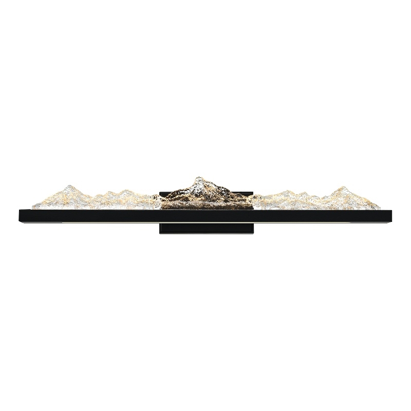 CWI Lighting Himalayas Integrated LED Black Vanity Light