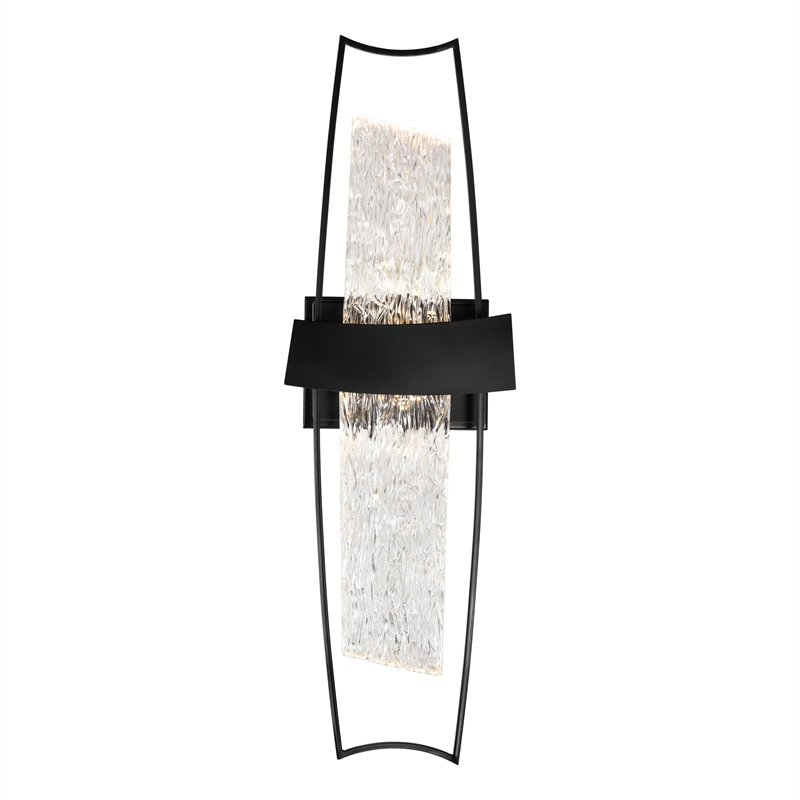 CWI Lighting Guadiana Integrated LED Black Wall Light