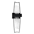 CWI Lighting Guadiana Integrated LED Black Wall Light