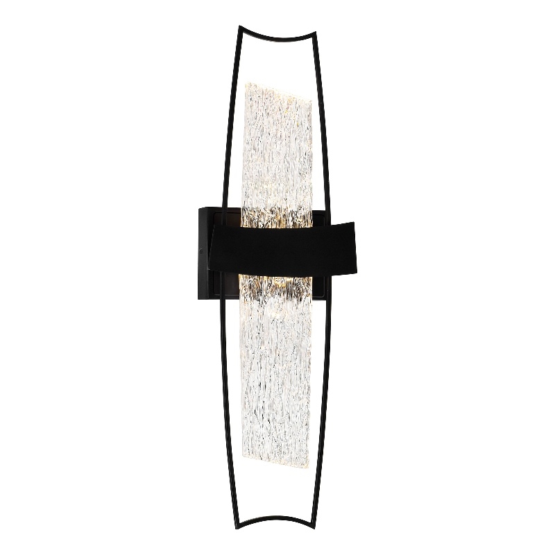 CWI Lighting Guadiana Integrated LED Black Wall Light