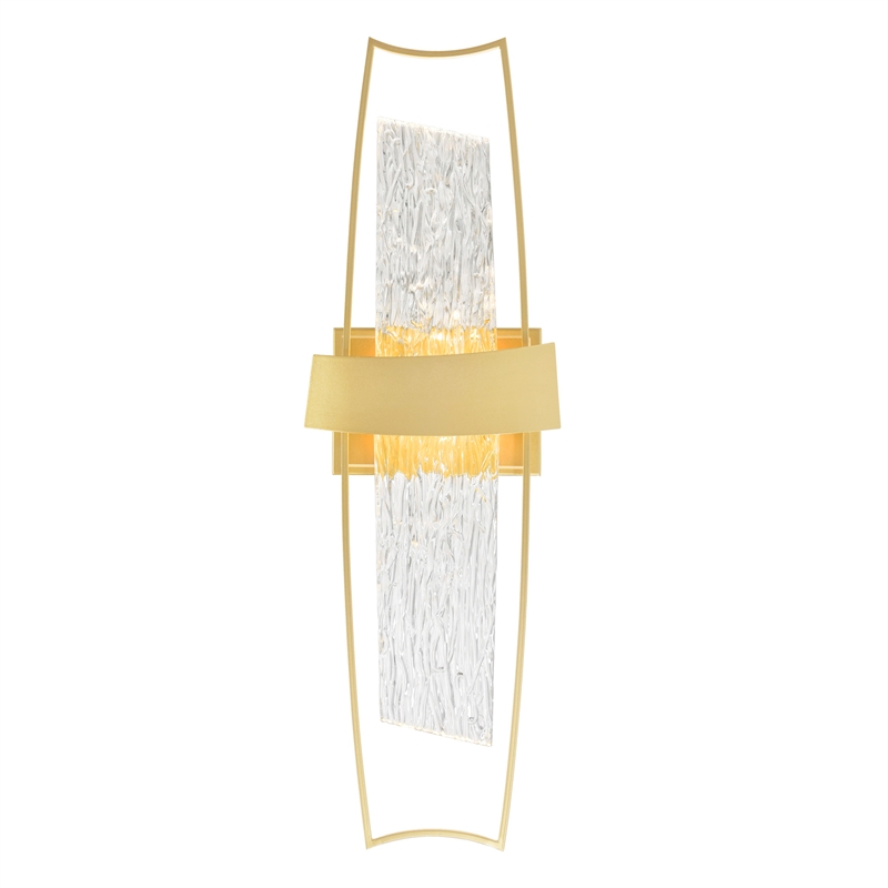 CWI Lighting Guadiana Integrated LED Satin Gold Wall Light