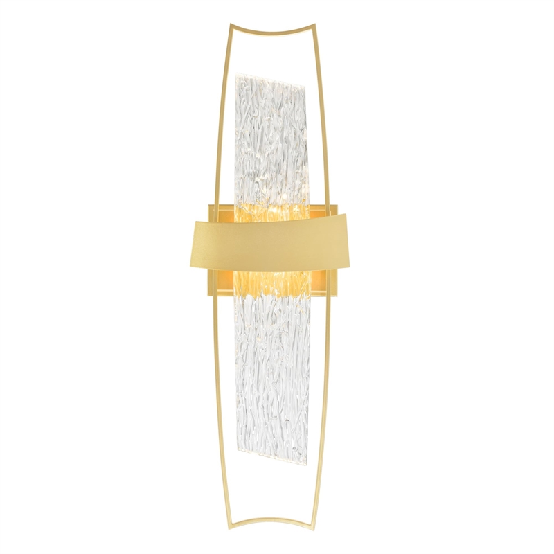 CWI Lighting Guadiana Integrated LED Satin Gold Wall Light
