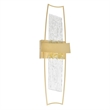 CWI Lighting Guadiana Integrated LED Satin Gold Wall Light