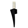 CWI Lighting Catania Integrated LED Black Wall Light