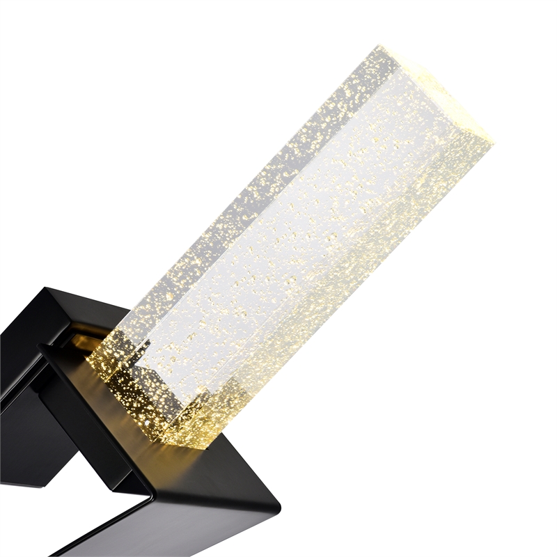 CWI Lighting Catania Integrated LED Black Wall Light
