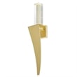 CWI Lighting Catania Integrated LED Satin Gold Wall Light
