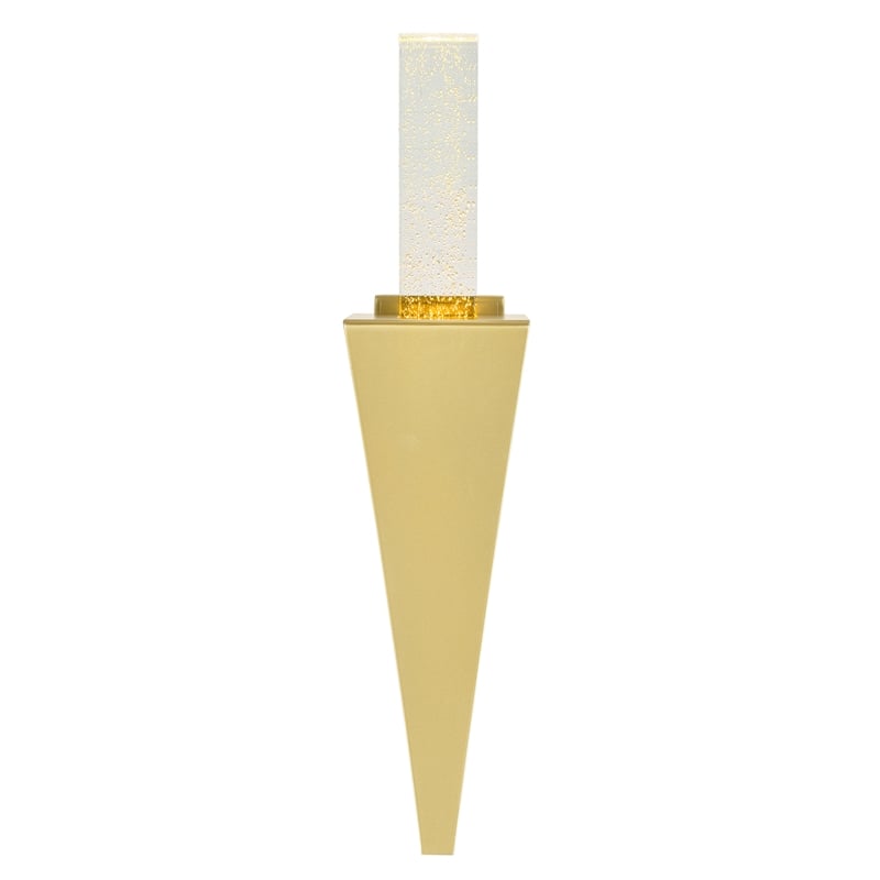 CWI Lighting Catania Integrated LED Satin Gold Wall Light