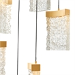 CWI Lighting Lava Integrated LED Brass Mini Pendant