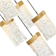 CWI Lighting Lava Integrated LED Brass Mini Pendant
